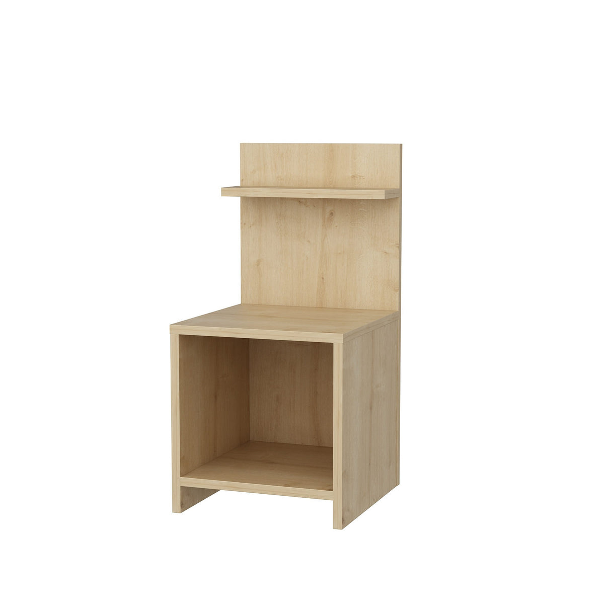 Ullman Nachttisch Eichenoptik 72 cm Melaminharzbeschichteter Holzverbundstoff