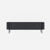 Herman TV-Schrank Anthrazit 160 cm Melaminharzbeschichteter Holzverbundstoff