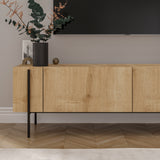 Herman TV-Möbel Sapphire Eichenoptik 160 cm Geprägtes Holzkomposit