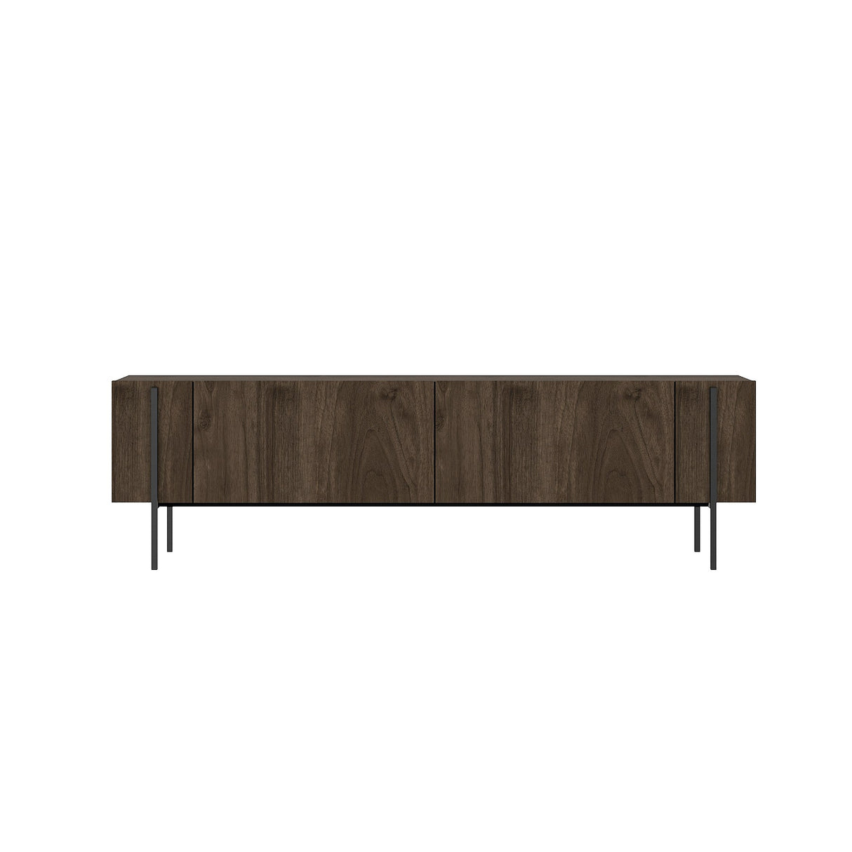 Herman TV-Möbel in Nussbaumoptik 160 cm Melaminholz
