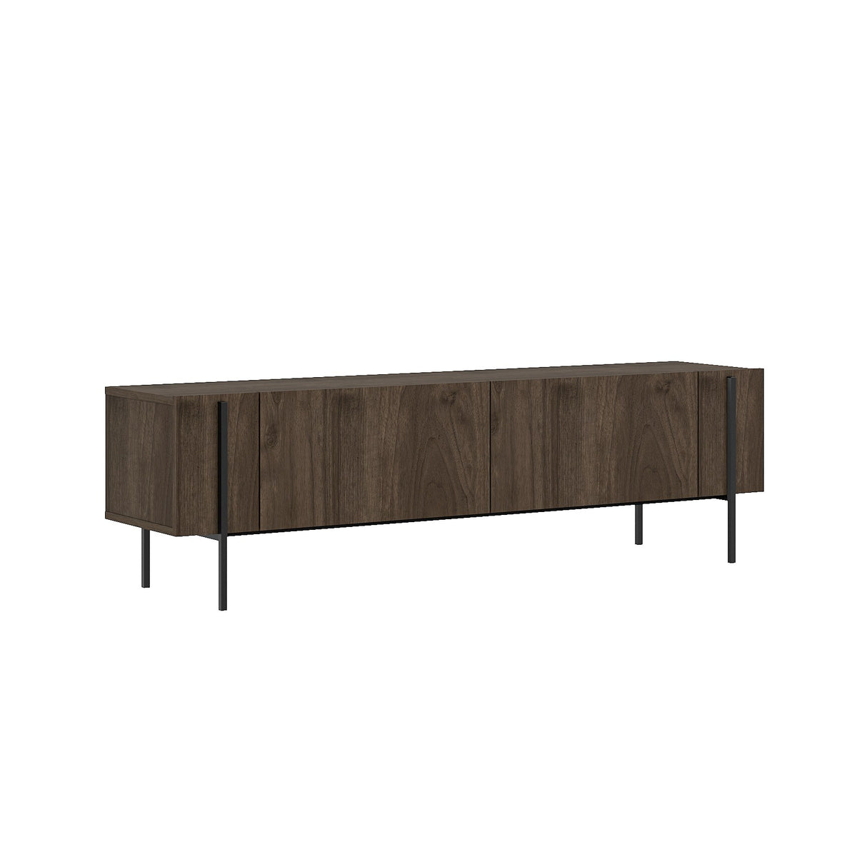 Herman TV-Möbel in Nussbaumoptik 160 cm Melaminholz