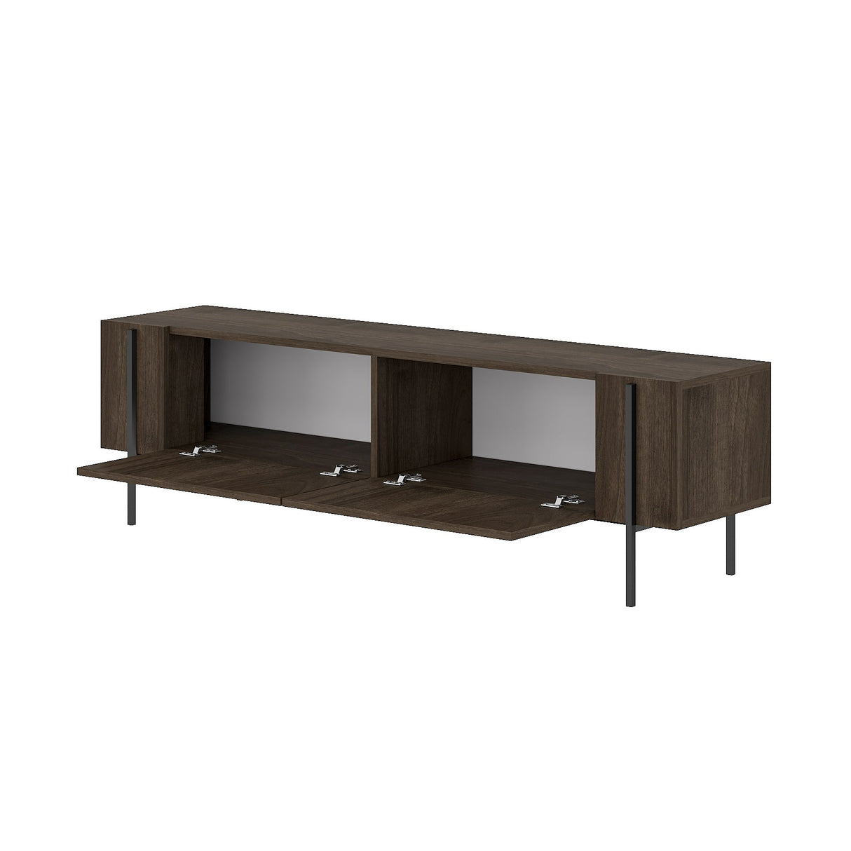 Herman TV-Möbel in Nussbaumoptik 160 cm Melaminholz