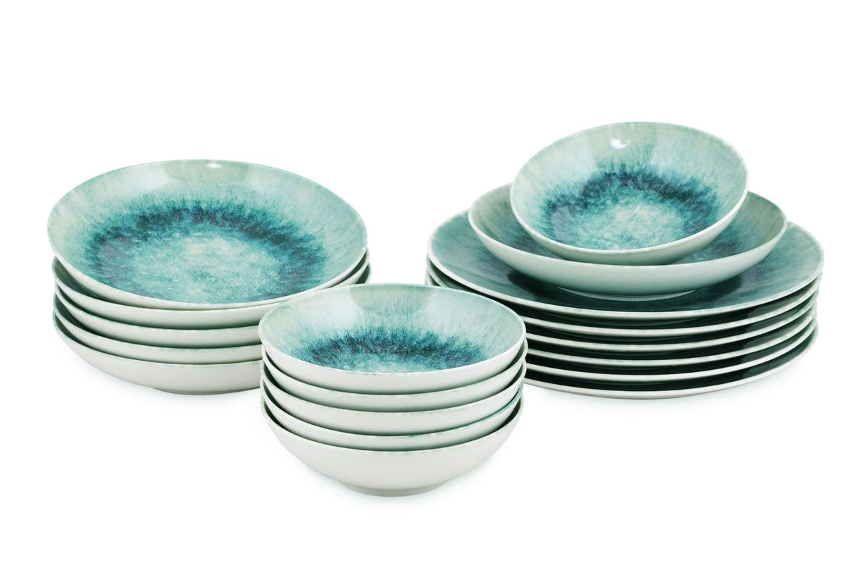 GBSATN18KY1E1657 Weiß Blau 100 % PORZELLAN