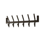 Kapstokken - Kapstok Kym Drift brown 2x6 haken - Dimehouse