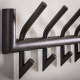 Kapstokken - Kapstok Kym 2x8 Haken Mat Donkergrijs 78 cm - Dimehouse