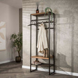 Kapstokken - Garderobemeubel Senna 70 cm Drift brown - Dimehouse