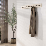 Kapstokken - Kapstok Borea Keramiek Travertin 8 Haken 80 cm - Dimehouse
