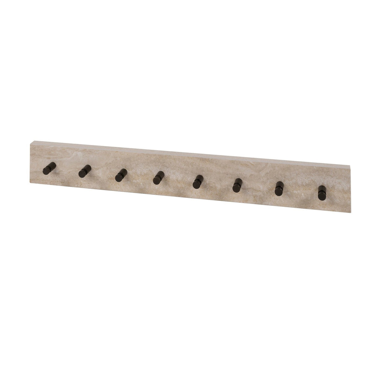 Kapstokken - Kapstok Borea Keramiek Travertin 8 Haken 80 cm - Dimehouse