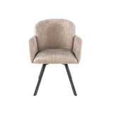 Eetkamerstoelen - Set van 2 Moderne eetkamerstoelen Luma Hoven Rich Zand - Dimehouse