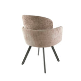 Eetkamerstoelen - Set van 2 Moderne eetkamerstoelen Luma Hoven Rich Zand - Dimehouse
