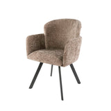 Eetkamerstoelen - Set van 2 Moderne eetkamerstoelen Luma Hoven Rich Champagne - Dimehouse