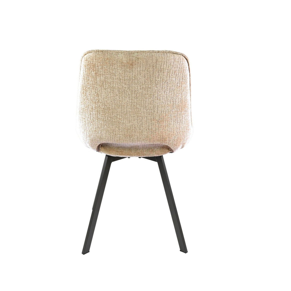 Eetkamerstoelen - Set van 4 Eetkamerstoelen Avero draaibaar Jaroq zand - Dimehouse