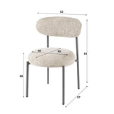 Eetkamerstoelen - Set van 2 eetkamerstoelen Aero Tissee Cargo Zand - Dimehouse