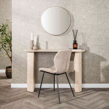 Kaptafels - Archon Moderne Kaptafel Keramiek Travertin 120 cm - Dimehouse
