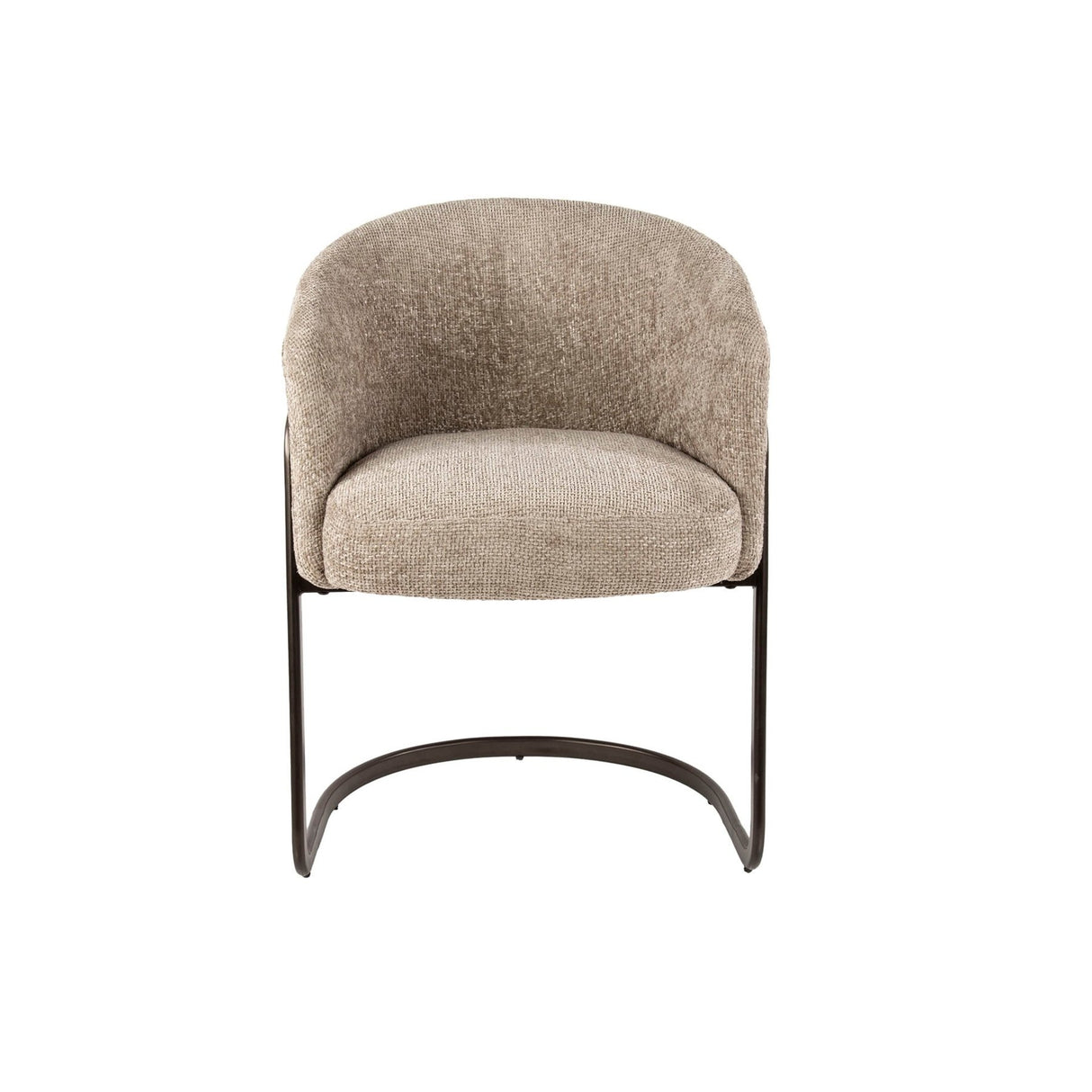 Eetkamerstoelen - Set van 2 eetkamerstoelen Reno Hoven zand stof - Dimehouse