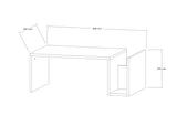 Salontafels - Salontafel Rechthoekig Travertin - 87x50 cm - Mebo - Dimehouse