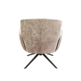 Fauteuils - Savona draaibare fauteuil Hoven Rich Stof Zand - Dimehouse