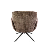 Fauteuils - Savona draaibare fauteuil Hoven Rich Stof Champagne - Dimehouse