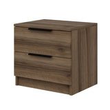 Nachtkastjes - Nachtkastje Kala Plus Walnoot Melamine 54x40x47 cm - Dimehouse