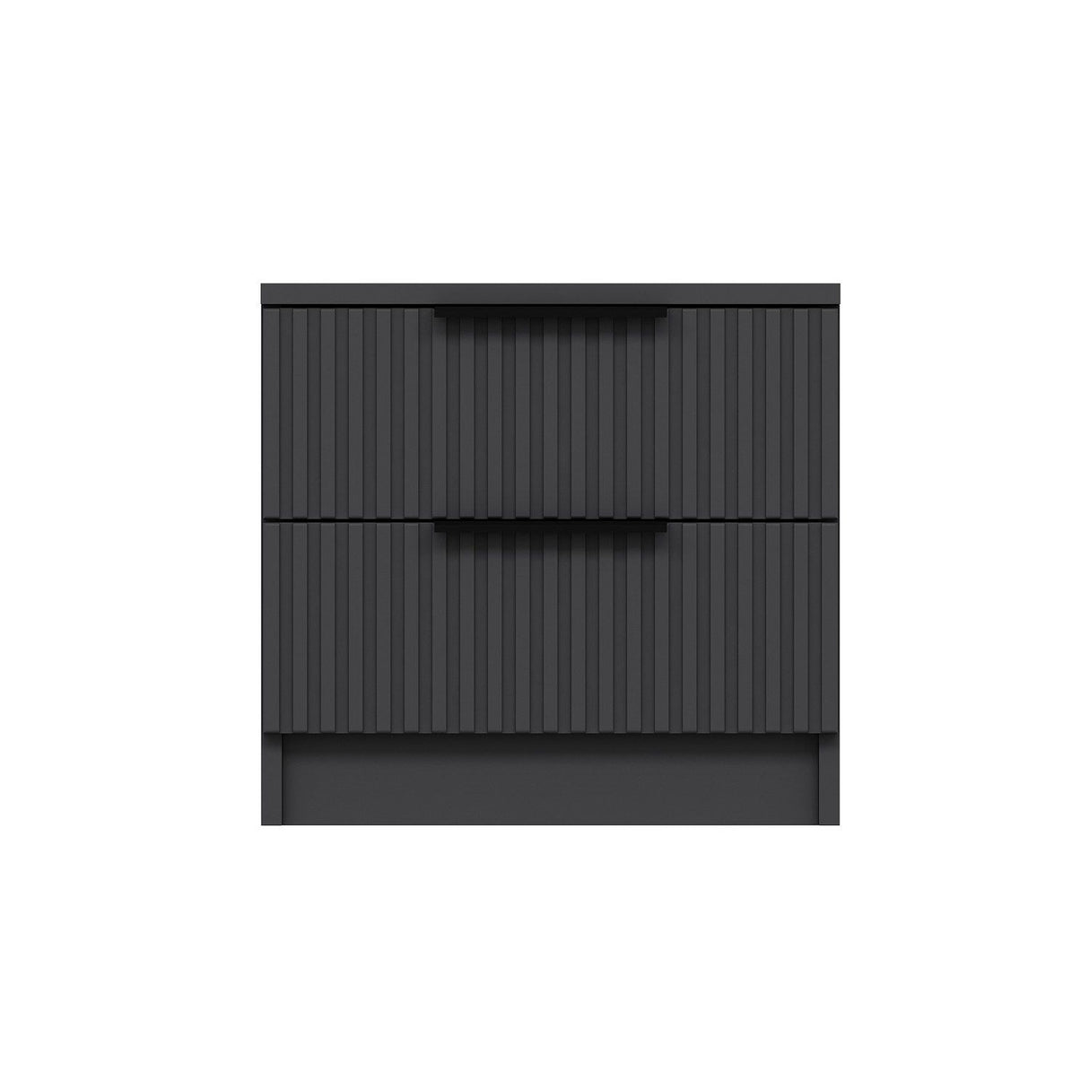 Nachtkastjes - Nachtkastje Kala Plus Antraciet Melamine 50x47x40 cm - Dimehouse