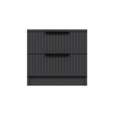 Nachtkastjes - Nachtkastje Kala Plus Antraciet Melamine 50x47x40 cm - Dimehouse