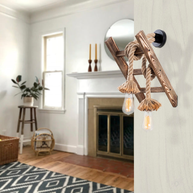 Wandlampen - Wandlamp Naturel Beukenhout Fjord - Dimehouse