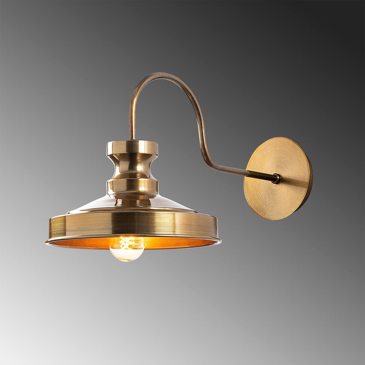 Wandlampen - Wandlamp 1 - lichts Goud Metaal Allure - Dimehouse