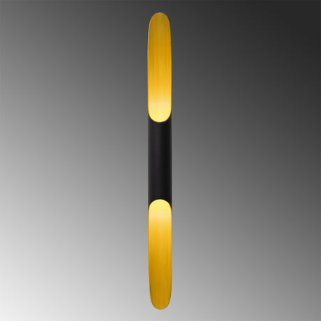 Wandlampen - Wandlamp Zwart Glas Lyra - Dimehouse