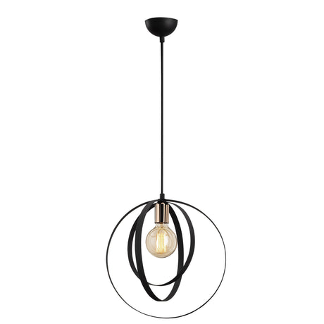 Hanglampen - Hanglamp 1 - lichts Zwart Metaal Thorn - Dimehouse