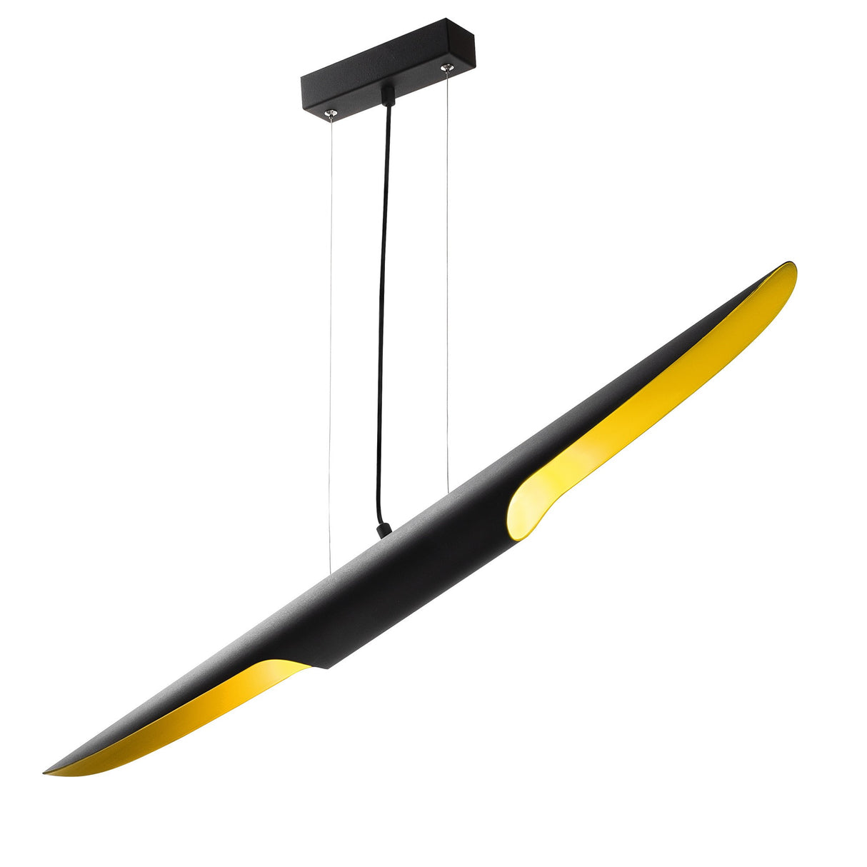 Hanglampen - Hanglamp Zwart Metaal Lyra - Dimehouse