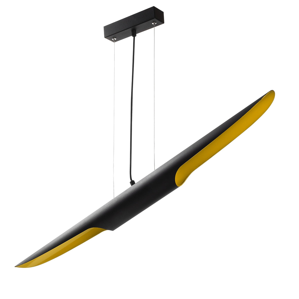 Hanglampen - Hanglamp Zwart Metaal Lyra - Dimehouse