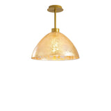 Hanglampen - Hanglamp Goud Glas Crest - Dimehouse
