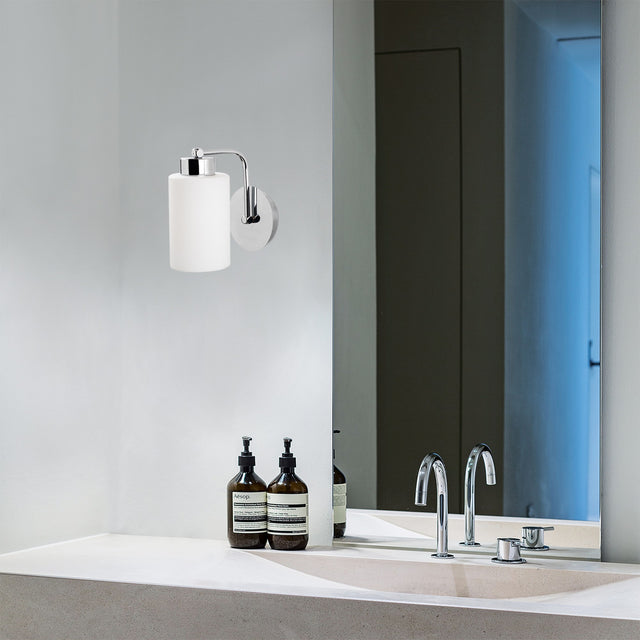 Wandlampen - Wandlamp Wit Zilver Metaal Oasis - Dimehouse