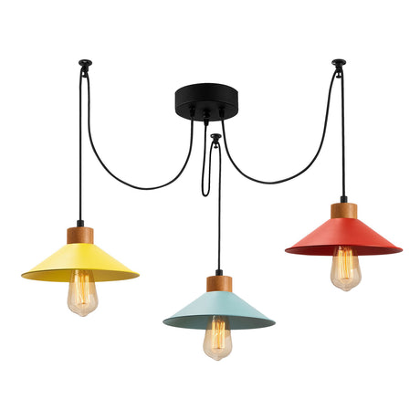 Hanglampen - Hanglamp Multicolor 3 - lichts Metaal Virtu - Dimehouse