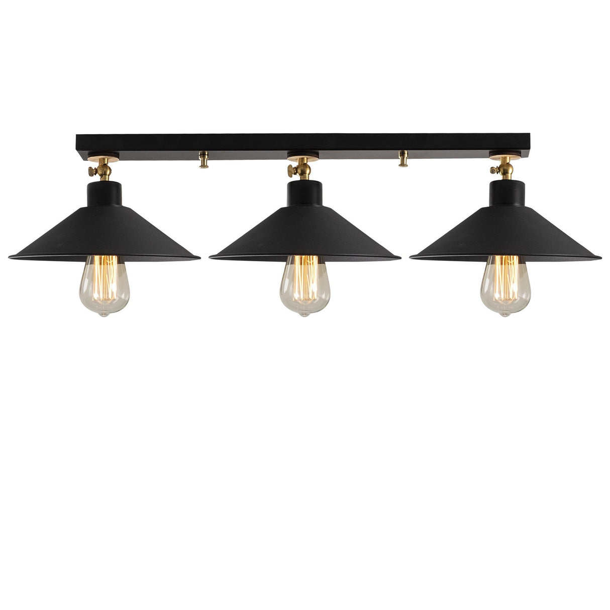 Hanglampen - Hanglamp 3 - lichts Zwart Metaal Allure - Dimehouse