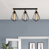 Hanglampen - Hanglamp 3 - lichts Zwart Goud Metaal Palisade - Dimehouse