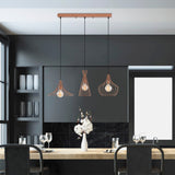 Hanglampen - Hanglamp 3 - lichts Koperkleurig Metaal Evermere - Dimehouse