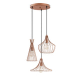 Hanglampen - Hanglamp Koperkleurig Metaal Evermere - Dimehouse