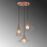 Hanglampen - Hanglamp Koperkleurig Metaal Evermere - Dimehouse