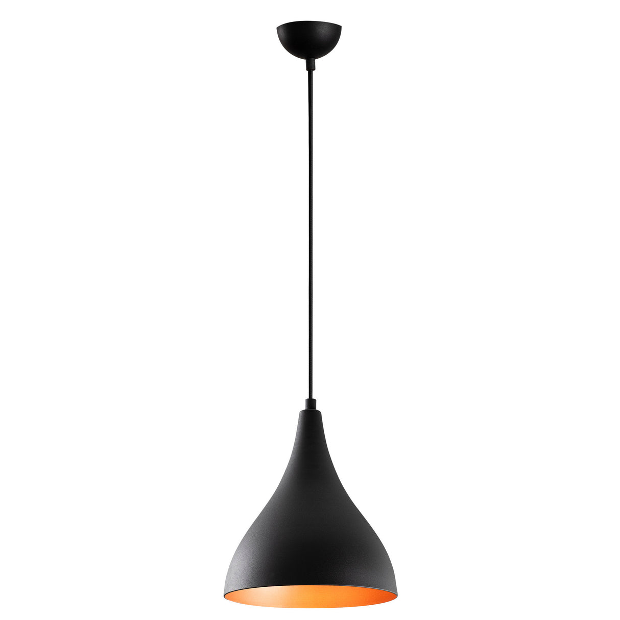 Hanglampen - Hanglamp 1 - lichts Zwart Drop Metaal Allure - Dimehouse