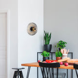 Wandlampen - Wandlamp Zwart Metaal Poise - Dimehouse
