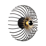 Wandlampen - Wandlamp Zwart Metaal Poise - Dimehouse
