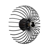 Wandlampen - Wandlamp Zwart Metaal Poise - Dimehouse