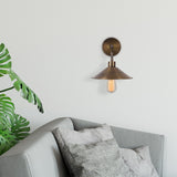 Wandlampen - Wandlamp Bronskleurig Metaal Allure - Dimehouse