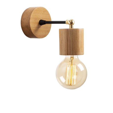 Wandlampen - Wandlamp Naturel Hout Vex - Dimehouse