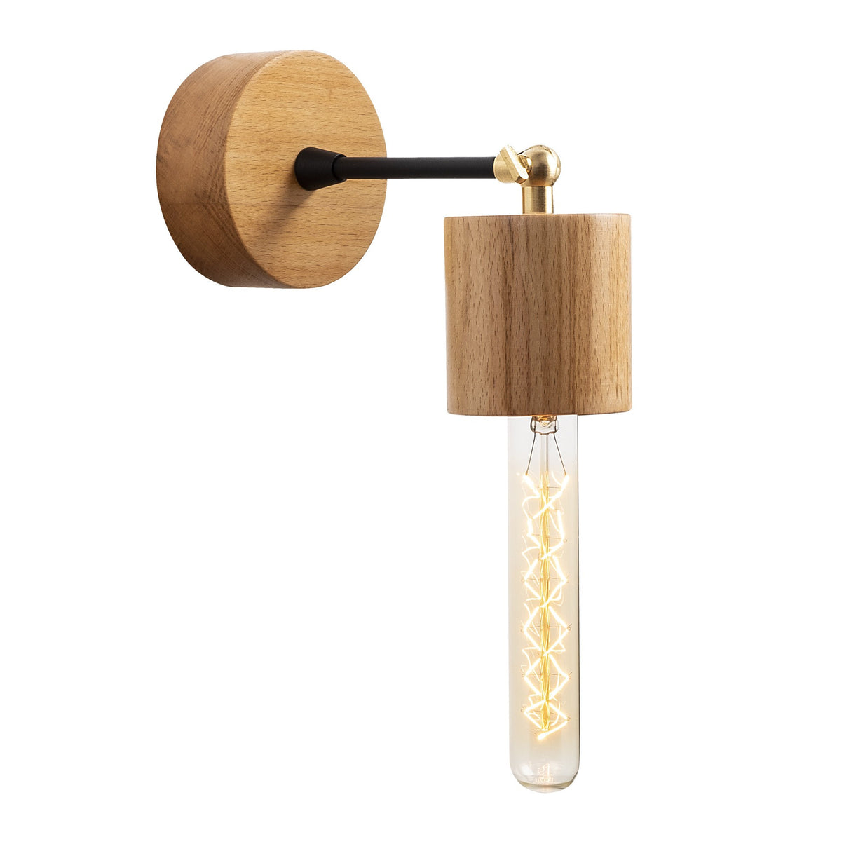 Wandlampen - Wandlamp Naturel Hout Vex - Dimehouse