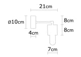 Wandlampen - Wandlamp Naturel Hout Vex - Dimehouse