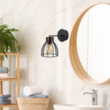 Wandlampen - Wandlamp Zwart Metaal Delano - Dimehouse