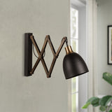 Wandlampen - Wandlamp Zwart Metaal Echelon - Dimehouse