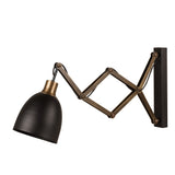 Wandlampen - Wandlamp Zwart Metaal Echelon - Dimehouse